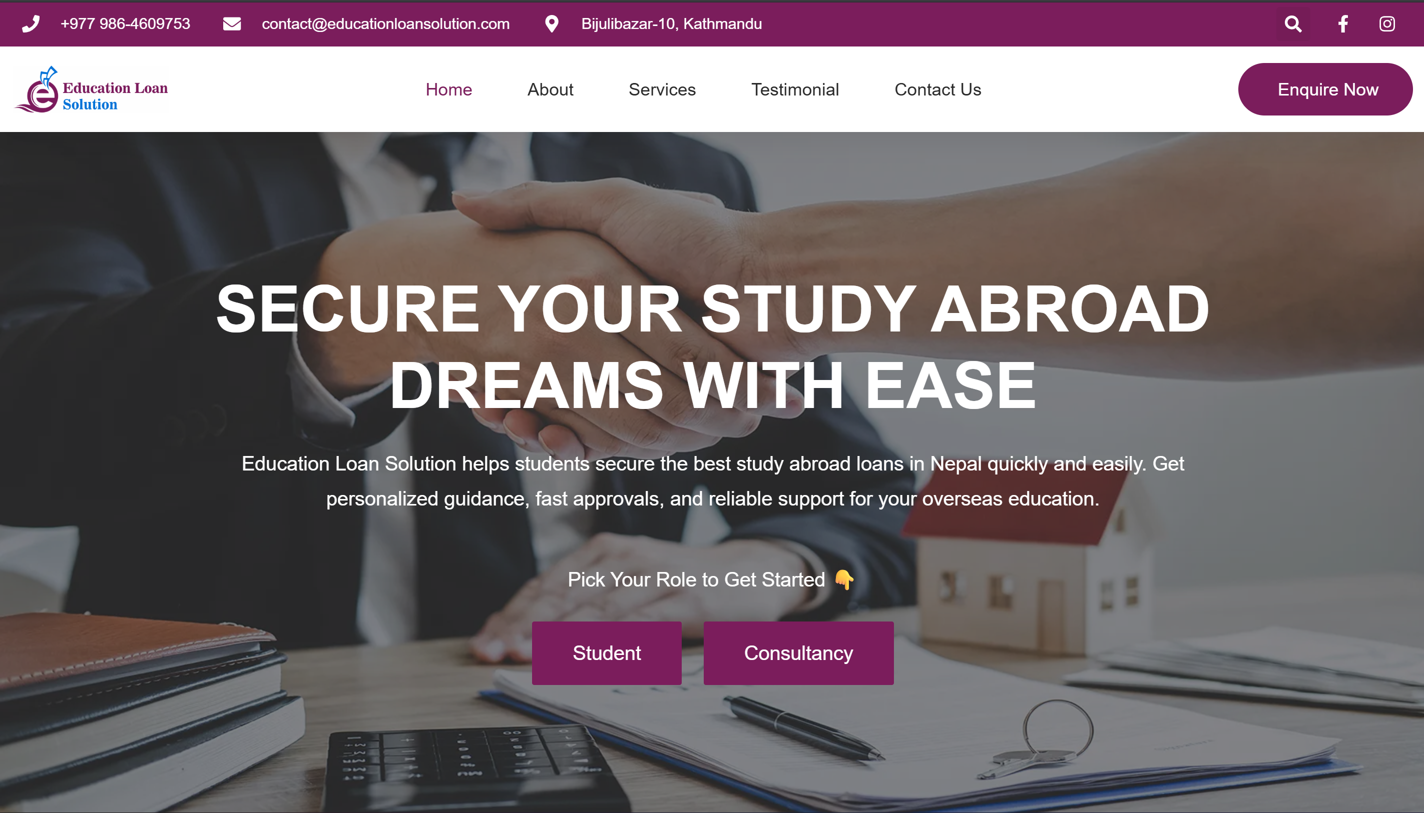 Education Loan Solution